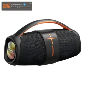 Caixa De Som Bluetooth 5.3 Awei Y887 20w Ipx5 Tws Usb Aux Fm Preto 3.7v - Imagem 1