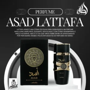 Perfume Lattafa Asad 100ml Eau De Parfum Original Árabe Original Com Nota Fiscal E Selo Original Lataffa - Imagem 4