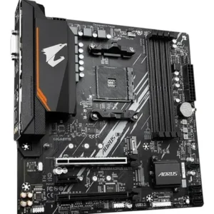 Placa Mae Gigabyte B550m Aorus Elite Am4 Ddr4 Hdmi M-atx Cor Preto - Imagem 4