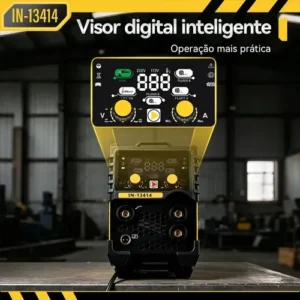 Maquinas de Solda Inversora 300a 3 Em1 Mig Tig Mma Bivolt 110/220v Portátil Profissional Com Display Digital +Acessórios - Imagem 6