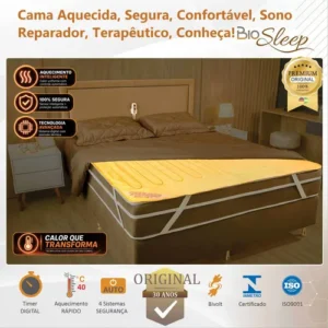 Lençol Térmico Queen Size Digital Bivolt Bio Term - Imagem 3