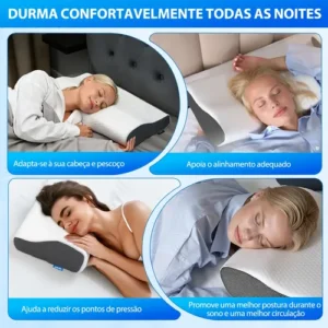 Travesseiro Cervical Ortopédico Espuma Viscoelástica - Imagem 10