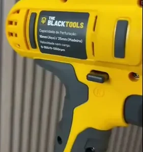 Furadeira Parafusadeira Sem Fio A Bateria Tb-12e 12v 3/8 10mm Com Maleta E Acessórios The Black Tools - Imagem 2