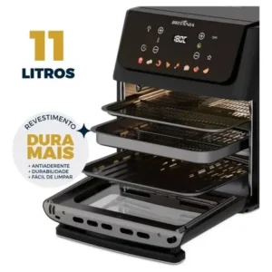 Fritadeira Air Fryer Oven Britânia 11 Litros 8 Funções 1800W BAF11A - Imagem 6