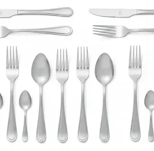 Faqueiro Tramontina 24 Peças Inox Jogo De Talheres Completo 6 Pessoas, Resistente, Não Enferruja, Fácil Limpeza, Kit Talheres Inox Premium Para Cozinha, Mesa Posta E Dia A Dia - Imagem 3