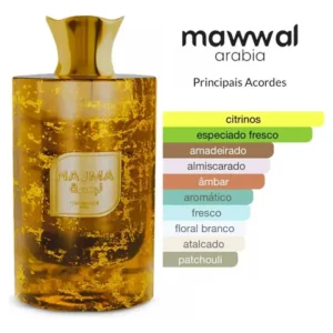 Perfume Árabe Mawwal Najma 100ml Eau De Parfum Unissex Original - Imagem 6