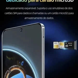 Smartphone Gamer Gt 20 Pro 5g, Dimensity 8300, 512 Gb Rom+20 Gb Ram, Dual Chip, Bateria Gigante De 6000mah, Gps, Android 15, Câmera 28 Mp + 64 Mp , Tela 6.78 - Imagem 3