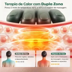 Massageador Pescoço Ombro Recarregável Maozinha Deep 3d - Imagem 7
