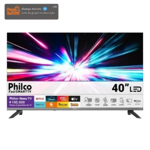 Smart Tv Philco 40 P40vik Led Roku Dolby Audio Wi-fi Hdmi Hdr Full Hd 110/220v - Imagem 1