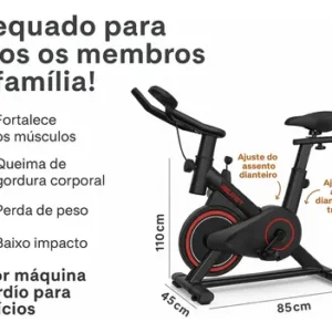 Bicicleta Ergométrica Profissional Spinning X11 Em Aço Carbono Suporta Até 120kg - 4fitness - Imagem 8