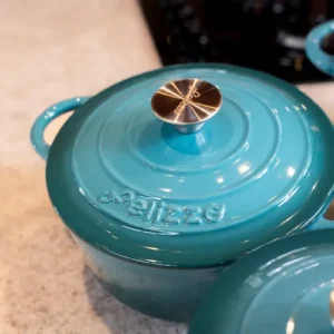 Kit Panelas Esmaltadas Ferro Fundido Inmetro Forno E Indução - Imagem 7