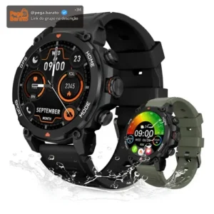 Relógio Smartwatch Aurafit Trek1 Com Gps À Prova D'água 5atm - Imagem 1