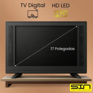 Monitor Tv Led 17 Hd Hdmi Usb Com Conversor Digital Isdbt - Imagem 2