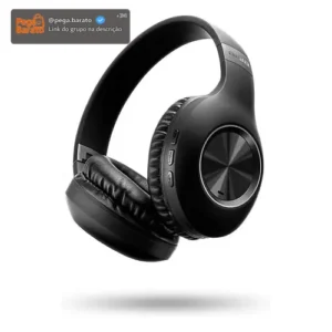 Fone de Ouvido Headphone AIWA HP-02-B Bluetooth ANC Alta Definição - Imagem 1