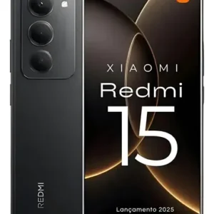 Celular Xiaomi Redmi 15 Dual Sim 128gb Preto 6+6gb Global - Imagem 1