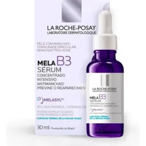Sérum Antimanchas com Melasyl e Niacinamida para Todos os Tipos de Pele que Corrige Manchas Persistentes, Unifica o Tom e Ilumina, sem Perfume, Mela B3 La Roche‑Posay 15ml - Imagem 2
