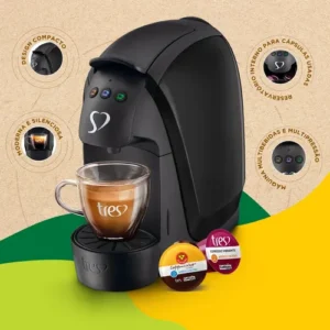 Cafeteira Espresso Luna Preta - TRES 3 Corações - Imagem 10