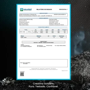 Creatina 1kg Suplemento Monohidratada em pó 100% Pura - Soldiers Nutrition - Imagem 4
