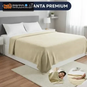 Cobertor Mantinha Microfibra Casal Manta Antialérgica Lisa Super Macia 1,80 X 2,20 Premium Cor Cáqui - Imagem 1