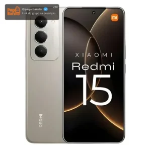 Xiaomi Redmi 15 256gb 8gb Ram 7000mah Tela 6.9 144hz Novo - Imagem 1