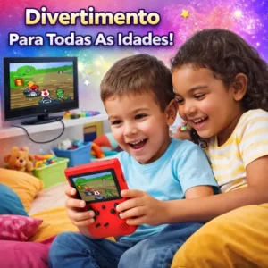 Mini Vd Game Retro Portátil 400 Jogos Clássicos Conexão C/tv - Imagem 3