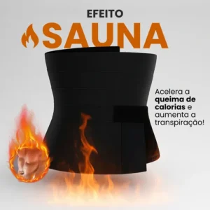 Cinta Modeladora Redutor De Cintura Sauna Masculino Academia - Imagem 4