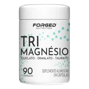 Tri Magnésio Quelato Dimalato Taurato 90 Cápsulas Alta Absorção - Forged Nutrition - Imagem 1