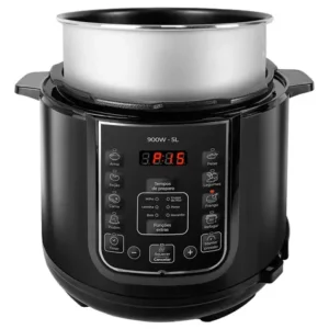 Panela De Pressão Elétrica 5 Litros Aço Inox Preto Multifuncional Kian Ppe 101 - Imagem 3
