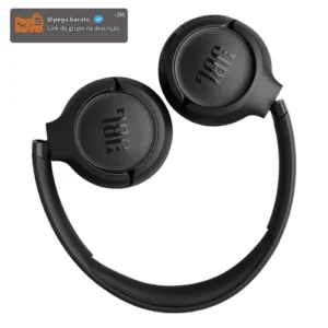 Fone De Ouvido Tune 530BT Sem Fio Com Bluetooth Preto JBL - Imagem 1