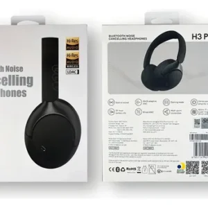 Headset QCY H3 Pro ANC 50dB Bluetooth 5.4 Multiponto 55h Cor Preto - Imagem 10