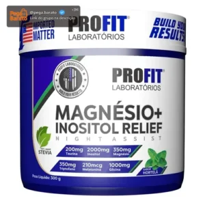 Magnésio + Inositol Relief: Suplemento Para Melhor Sabor Hortelã - Imagem 1