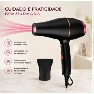 Kit Secador + Escova Secadora Modeladora + Chapinha - Imagem 10