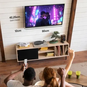 Smart Tv Multi 32 Dled Hd Roku Wi-fi Preto - Imagem 11