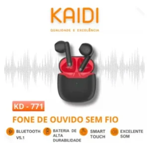 Fone De Ouvido Bluetooth Kd771 Kaidi Tws 5.1 Esporte Celular - Imagem 6