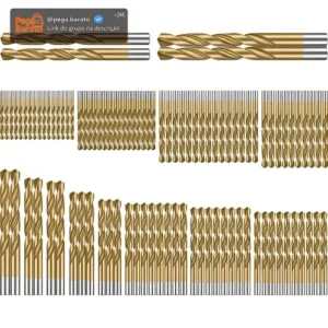 Jogo 99 Broca Aco Rapido De 1,5 A 10 Mm - Imagem 1