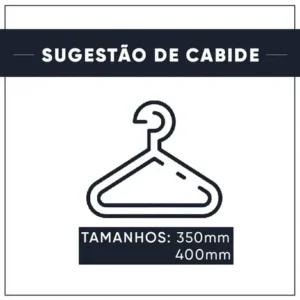 Guarda-roupa Casal Branco 3 Portas Corrediça Espelhada Milão MDF Yescasa - Imagem 6