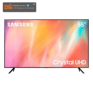 Smart Tv Samsung Led 55 Lh55befh4ggxzd Led Crystal Processor 4k Uhd Tizen 110v/220v - Imagem 1