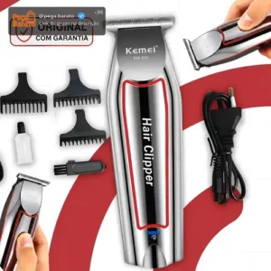 Maquina Acabamento Cortar Cabelo Barba E Pelos Kemei 032 - Imagem 1