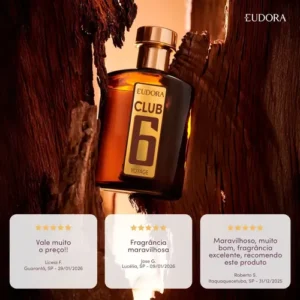 Eudora Club 6 Voyage Deo-colônia 95ml para masculino - Imagem 4
