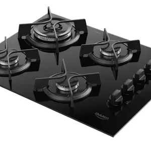 Cooktop 4 Bocas Dako Supreme Com Mesa de Vidro e Tripla Chama Preto Bivolt - Imagem 2