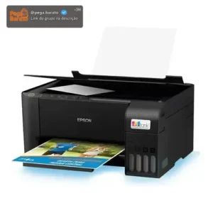 Impressora 3x1 Multifuncional Epson Ecotank L3250 Wifi Biv Cor Preto 100V/240V - Imagem 1