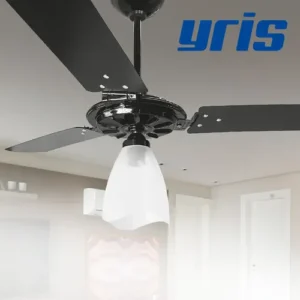 Ventilador de Teto Ventex Yris Preto Com Luz Pás Reversíveis - Imagem 9