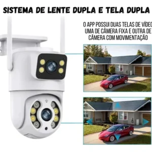 Câmera Dupla Segurança Ip Wifi Externa Lente 6mp App Yoosee - Imagem 6