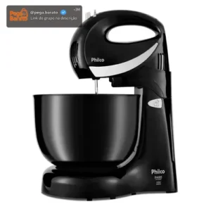 Batedeira Paris Duo Mixer Turbo 4 Litros 500w Preta Philco - Imagem 1