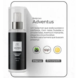 KIT BODY SPLASH MASCULINO INFALIVEL + ENIGMA + BANKER + ADVENTUS 200ML - PRIMACIAL PERFUME AMADEIRADO - Imagem 7