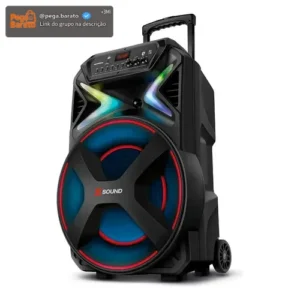 Caixa De Som Mondial Cm-1000n X-sound Amplificada 1000w Rms Preto - Imagem 1