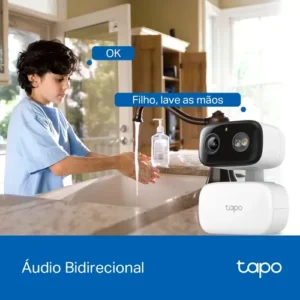 TP-Link Tapo C206 Câmera de Segurança Wifi 1080P 360° Colorida IP65 - Imagem 12