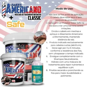 Alisamento Americano 500g + Shampoo Neutralizante 500ml - Imagem 3