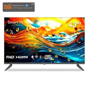Smart Tv Led Hq 43 Full Hd Design Slim Android Wi-fi - Imagem 1
