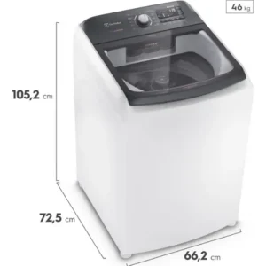 Máquina de Lavar 15kg Electrolux Premium Care com Cesto Inox, Jet&Clean e Time Control LEC15 - Imagem 3